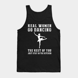 Graceful in the Kitchen! Real Women Go Ballet Tee - Embrace Elegance with this Hilarious T-Shirt Hoodie! Tank Top